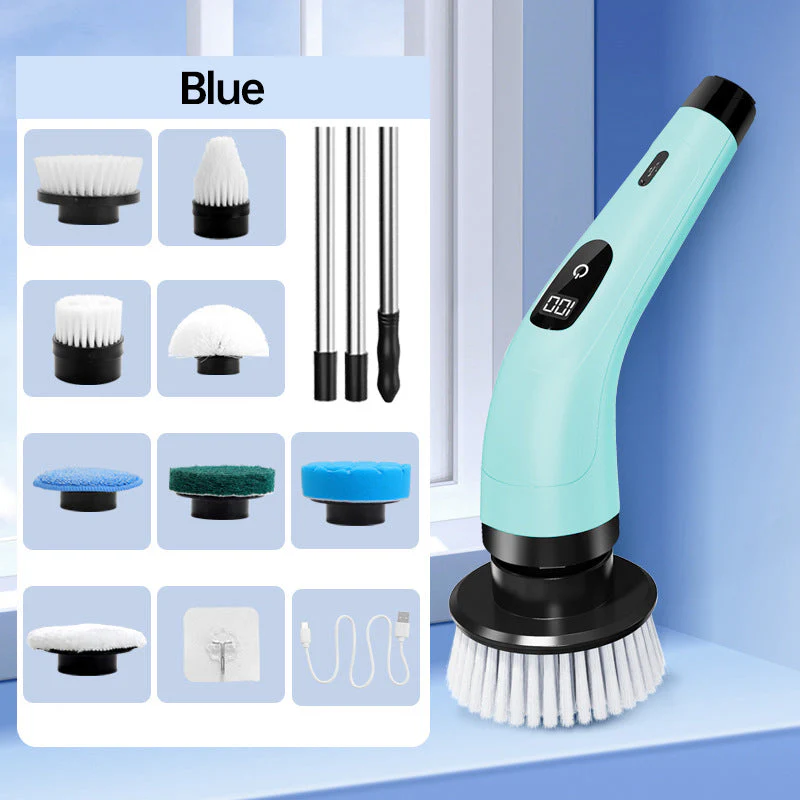 💯 Offre à moitié prix limitée dans le temps - 🥰 Ensemble de brosse de nettoyage électrique 8 en 1 pour la maison - Image 10