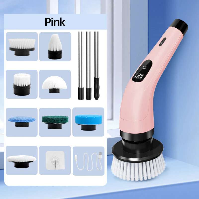 💯 Offre à moitié prix limitée dans le temps - 🥰 Ensemble de brosse de nettoyage électrique 8 en 1 pour la maison - Image 11