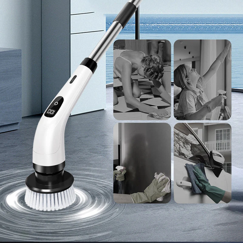 💯 Offre à moitié prix limitée dans le temps - 🥰 Ensemble de brosse de nettoyage électrique 8 en 1 pour la maison - Image 3