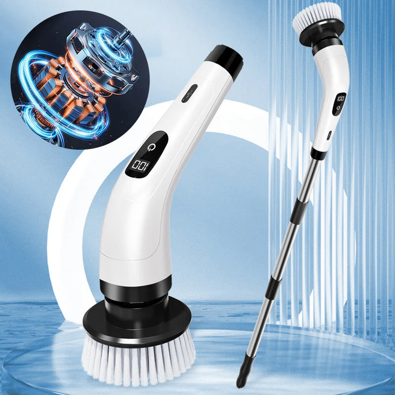 💯 Offre à moitié prix limitée dans le temps - 🥰 Ensemble de brosse de nettoyage électrique 8 en 1 pour la maison - Image 5