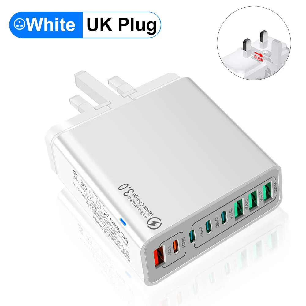 📢📢50 % de réduction !! ⏰Chargeur USB à 8 Ports