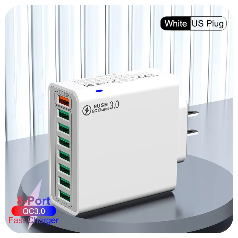 📢📢50 % de réduction !! ⏰Chargeur USB à 8 Ports - Image 3