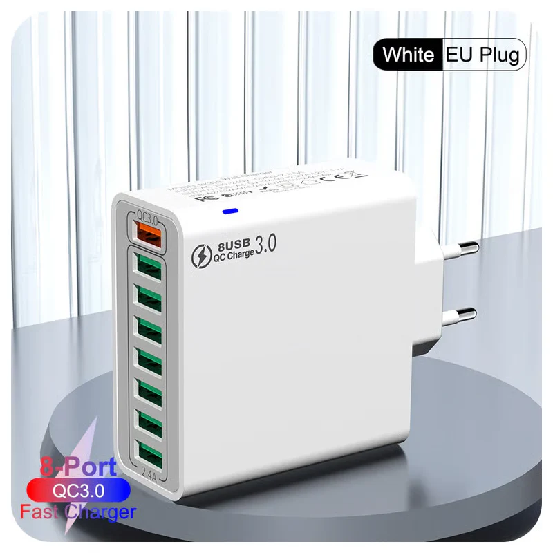 📢📢50 % de réduction !! ⏰Chargeur USB à 8 Ports - Image 4