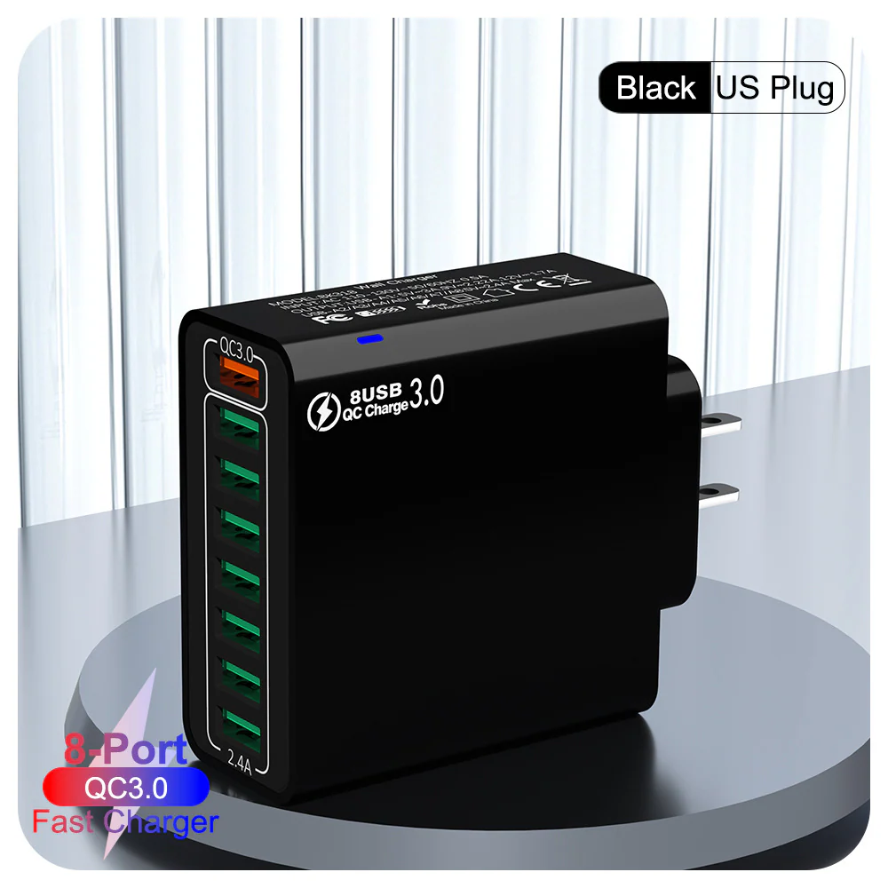 📢📢50 % de réduction !! ⏰Chargeur USB à 8 Ports - Image 9