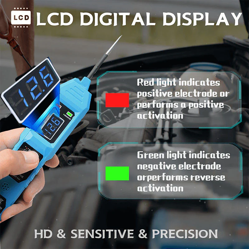 🔥2025 ventes chaudes🔥 3.5-36v testeur de circuit de voiture de lumière LED - Image 2