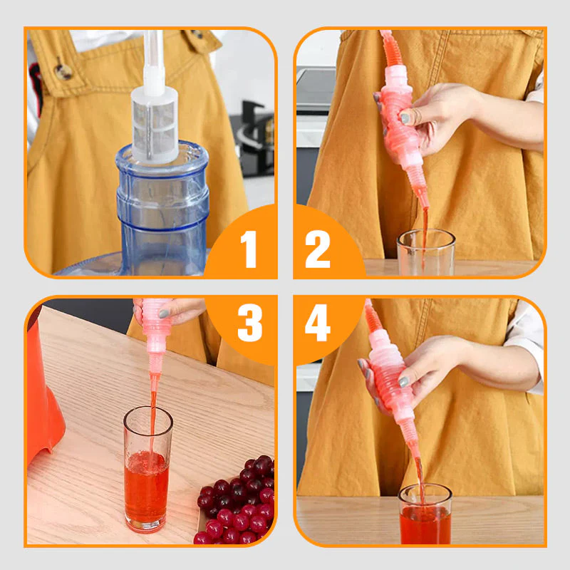 📢📢50 % DE RÉDUCTION !!! ✨ Siphon réglable et portable – Un essentiel pour toute la famille - Image 5