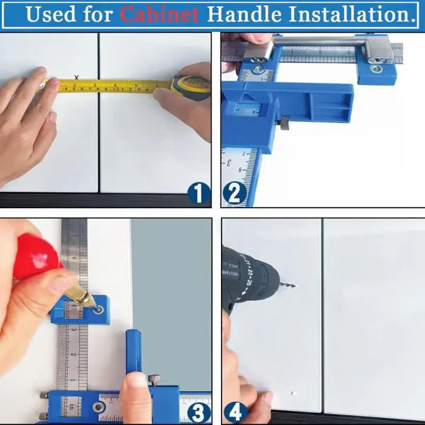 🛠️✨ Moitié prix aujourd'hui ! Moule de perçage pour ferrures d'armoires — Installation précise et rapide 🚪🔧 - Image 2