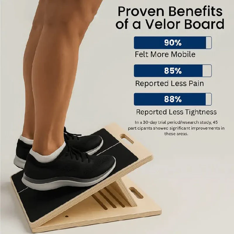 📢📢50 % de réduction !! ⏰Planche inclinée en bois réglable pour l’étirement des mollets - Image 4