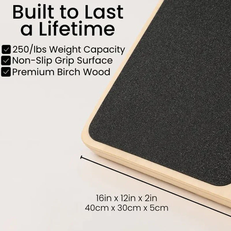 📢📢50 % de réduction !! ⏰Planche inclinée en bois réglable pour l’étirement des mollets - Image 5