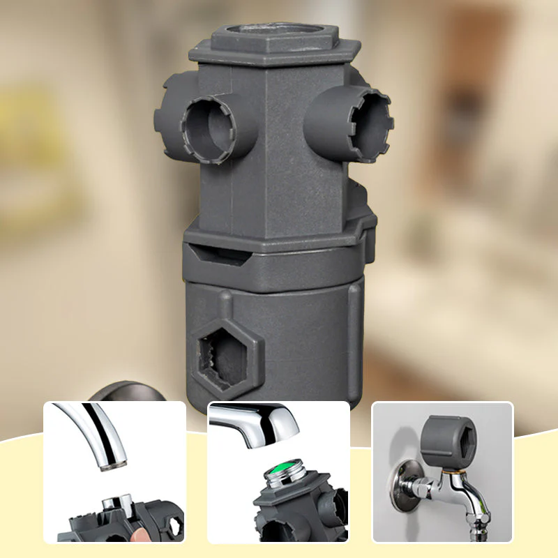 📢Achetez-en 3obtenez-en 5 gratuitement✨Ensemble d'outil de clé tout-en-un pour robinet - Image 3