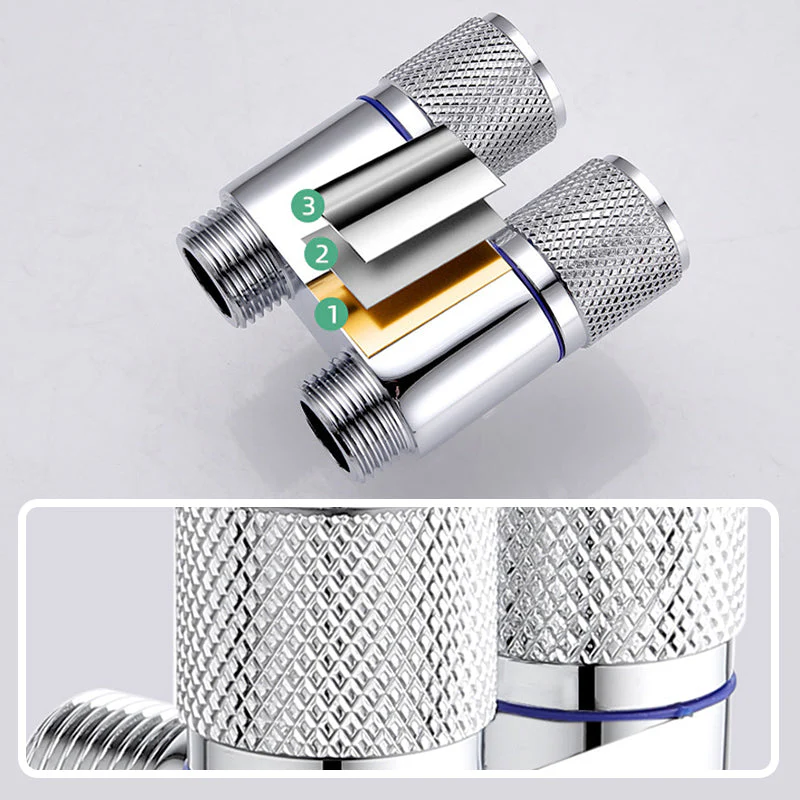 🎁 33 % DE RÉDUCTION ! 🔧✨ Vanne d'angle de sortie à double interrupteur 1/2" – Pratique et durable 🚰🌟 - Image 5
