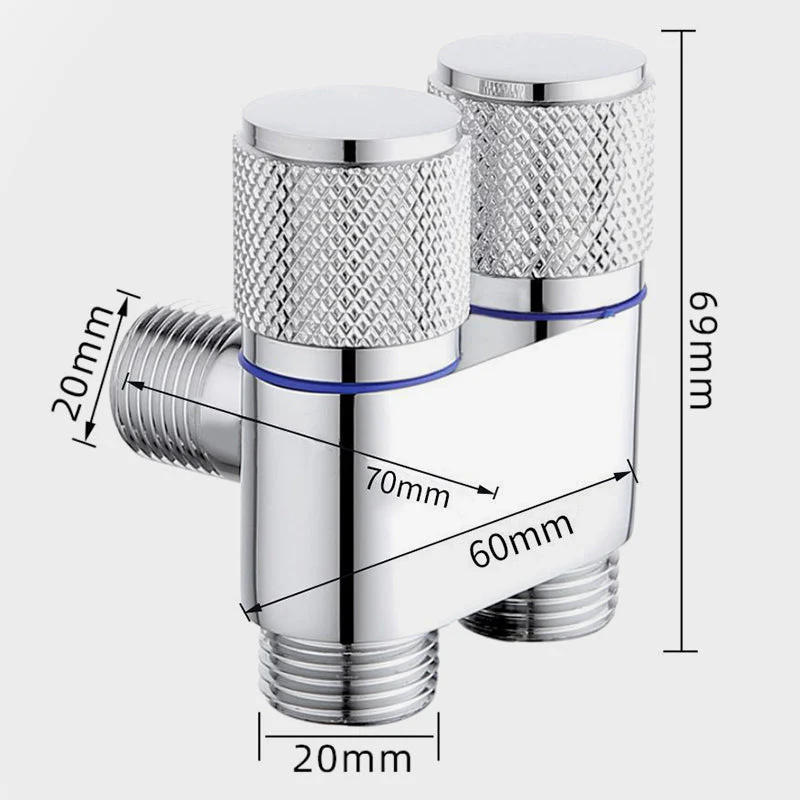 🎁 33 % DE RÉDUCTION ! 🔧✨ Vanne d'angle de sortie à double interrupteur 1/2" – Pratique et durable 🚰🌟 - Image 7