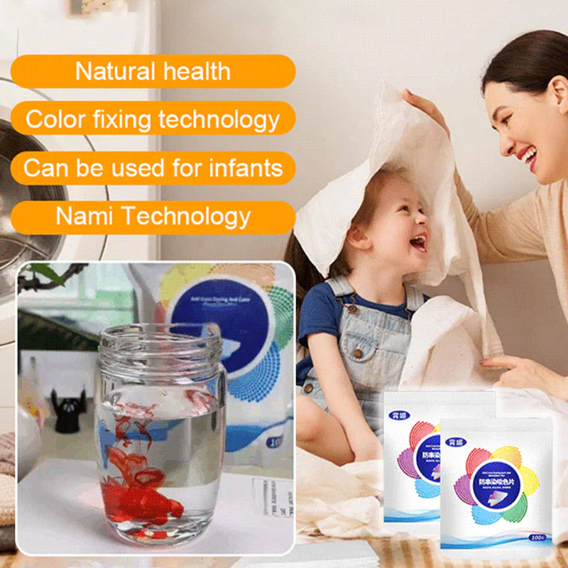 ✨Buy 2 Get 3 Free✨Color Guard for Mixed Laundry💦Anti-Color Bleed Laundry Sheets