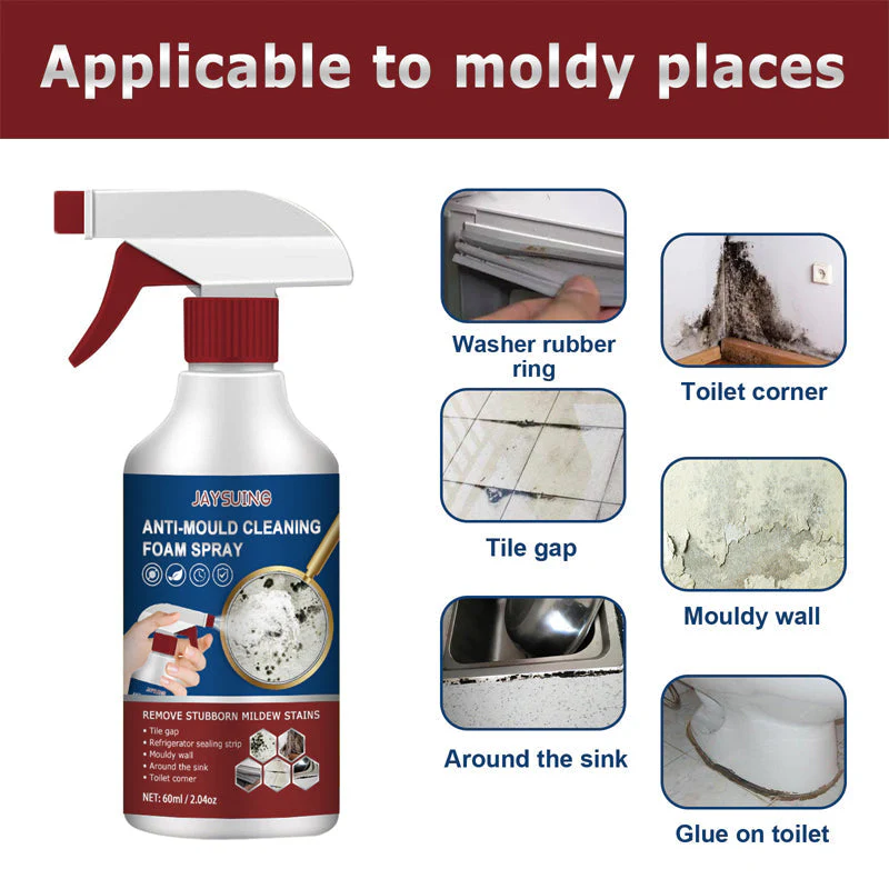 🌟Magie Anti-Moisissure !🌟Mousse Nettoyante et Désinfectante Anti-Moisissure - Image 9