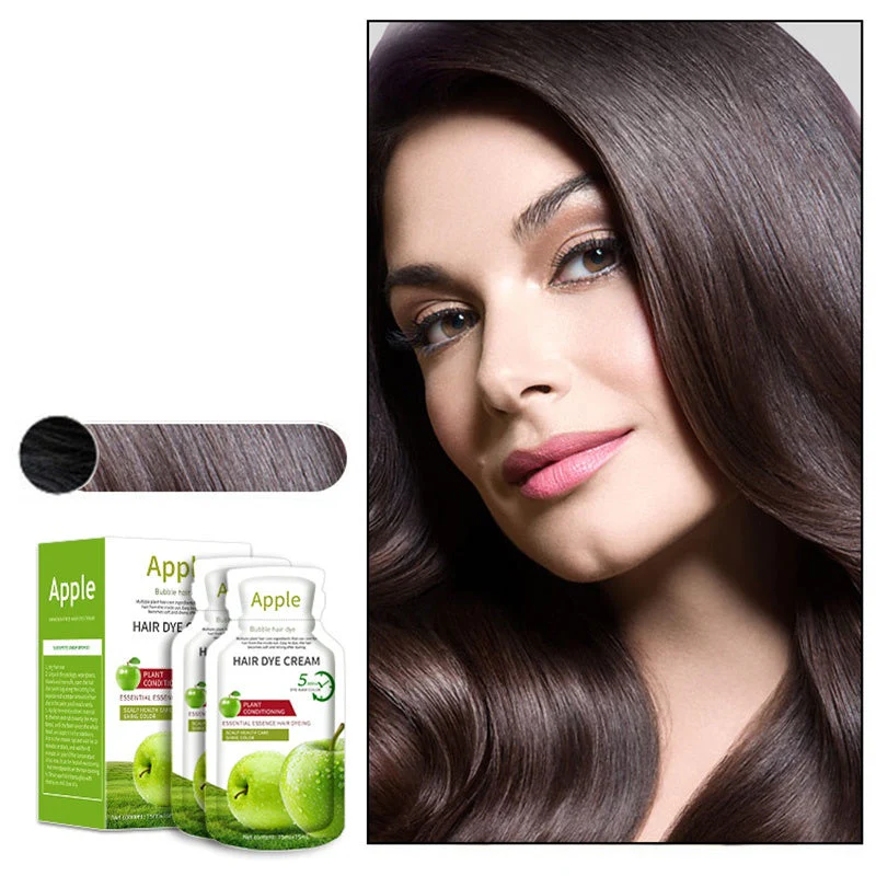 🌸🌸🌸✨ Nouvelle arrivée &Achetez 2 obtenez 1 gratuit✨ Crème teinture cheveux pomme - Image 10