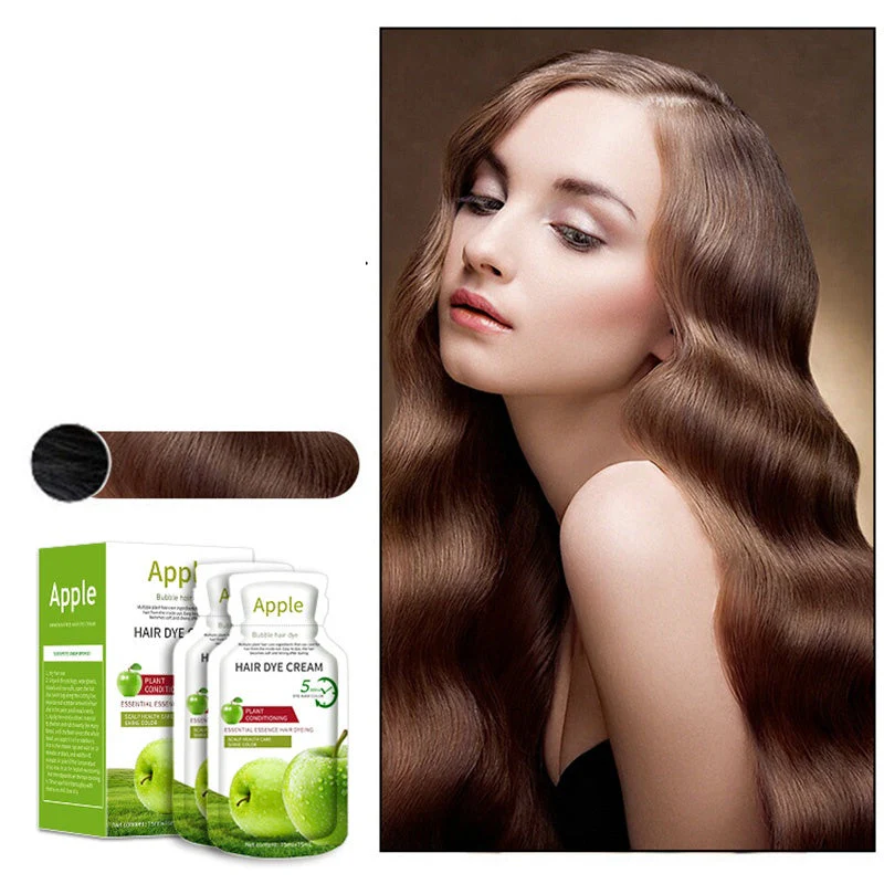 🌸🌸🌸✨ Nouvelle arrivée &Achetez 2 obtenez 1 gratuit✨ Crème teinture cheveux pomme - Image 12