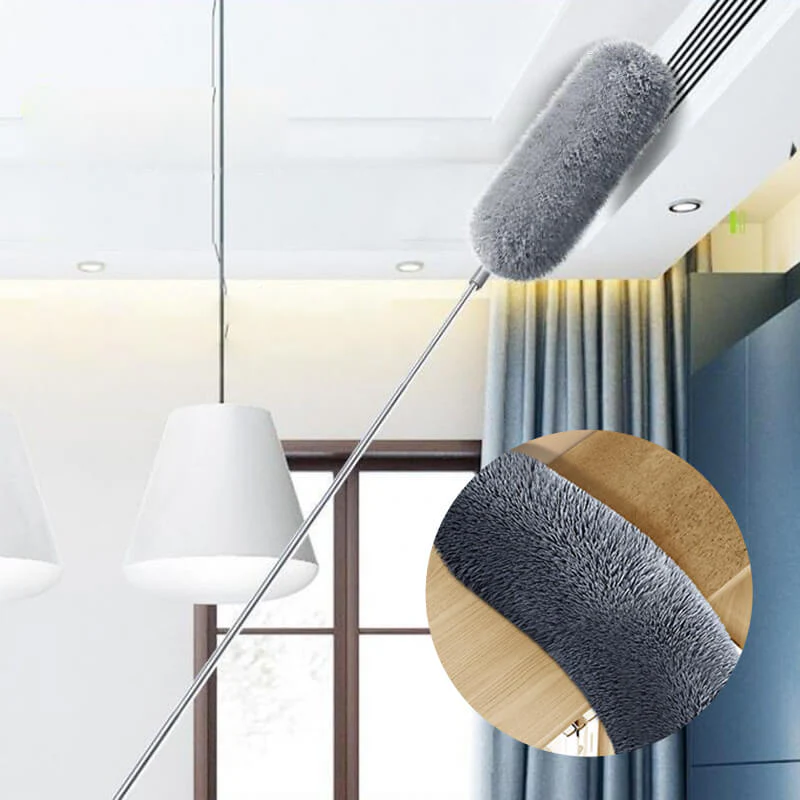 📢📢 60% DE RÉDUCTION ! ✨ Bâtonnet de Nettoyage Rétractable - Adsorption Électrostatique sans Poussière Volante, Idéal pour Plafonds et Espaces Étroits 🧹⚡