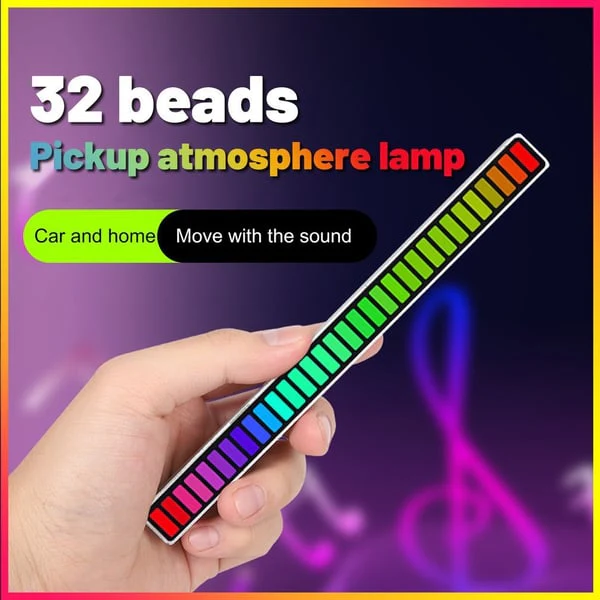 📢📢44-66% de réduction !!!✨Barre lumineuse RVB sans fil activée par le son