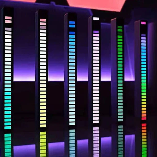 📢📢44-66% de réduction !!!✨Barre lumineuse RVB sans fil activée par le son - Image 2