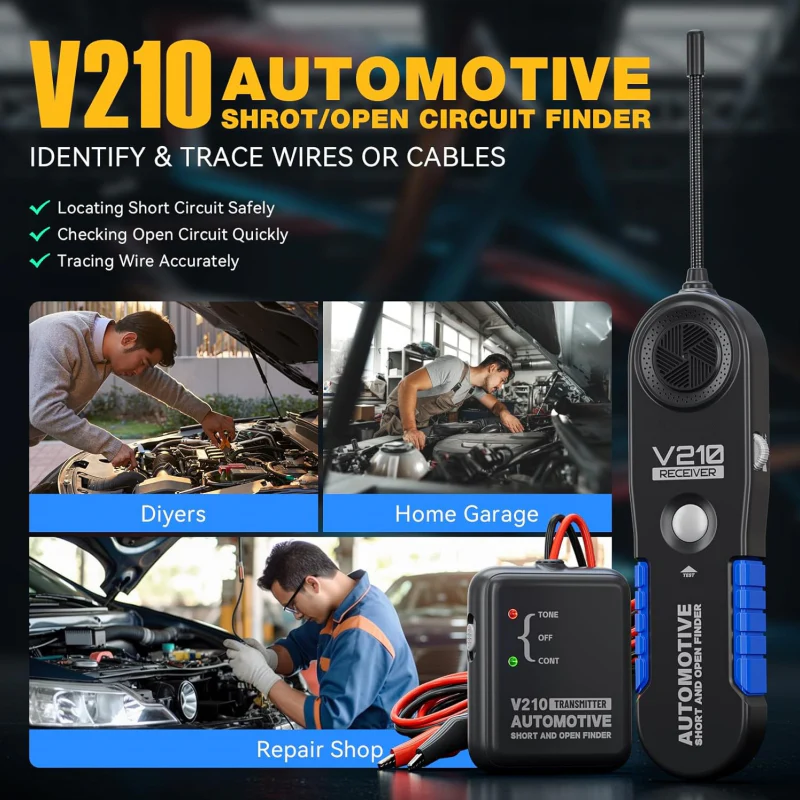đ⥠ĂlectricitĂ© automobile: dĂ©tection rapide et prĂ©cise de courts-circuits ouverts - Votre testeur fiable
