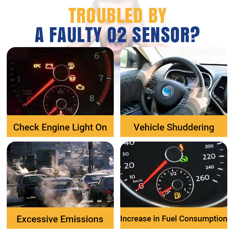 📢📢60 % DE RÉDUCTION !! ⏰🔧Jeu de 5 pièces comprenant une douille de décalage pour capteur O2 automobile et un chasse-filet - Image 3