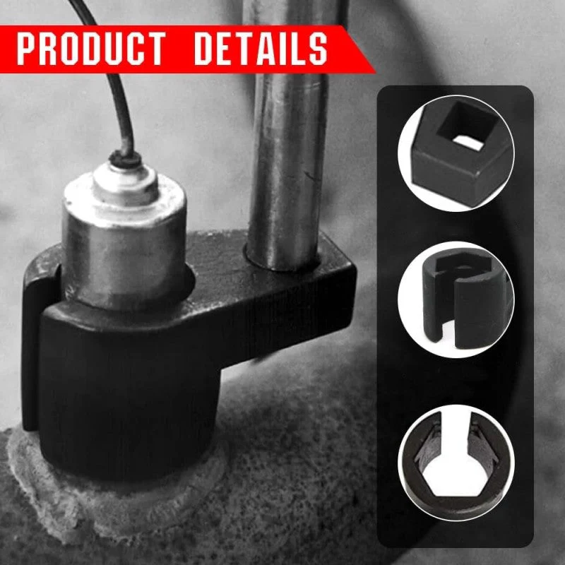 📢📢60 % DE RÉDUCTION !! ⏰🔧Jeu de 5 pièces comprenant une douille de décalage pour capteur O2 automobile et un chasse-filet - Image 9