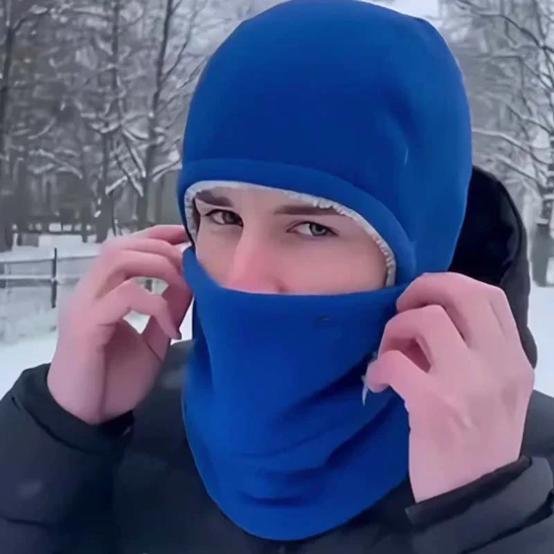 🧣 55% DE RÉDUCTION! ✨ Cagoule Unisexe Coupe-Vent - Matière Polaire Respirante avec Protection Visage Intégrale pour Sports d'Hiver ❄️🔒 - Image 5