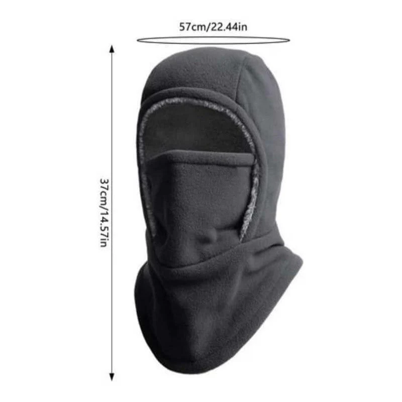 🧣 55% DE RÉDUCTION! ✨ Cagoule Unisexe Coupe-Vent - Matière Polaire Respirante avec Protection Visage Intégrale pour Sports d'Hiver ❄️🔒 - Image 8