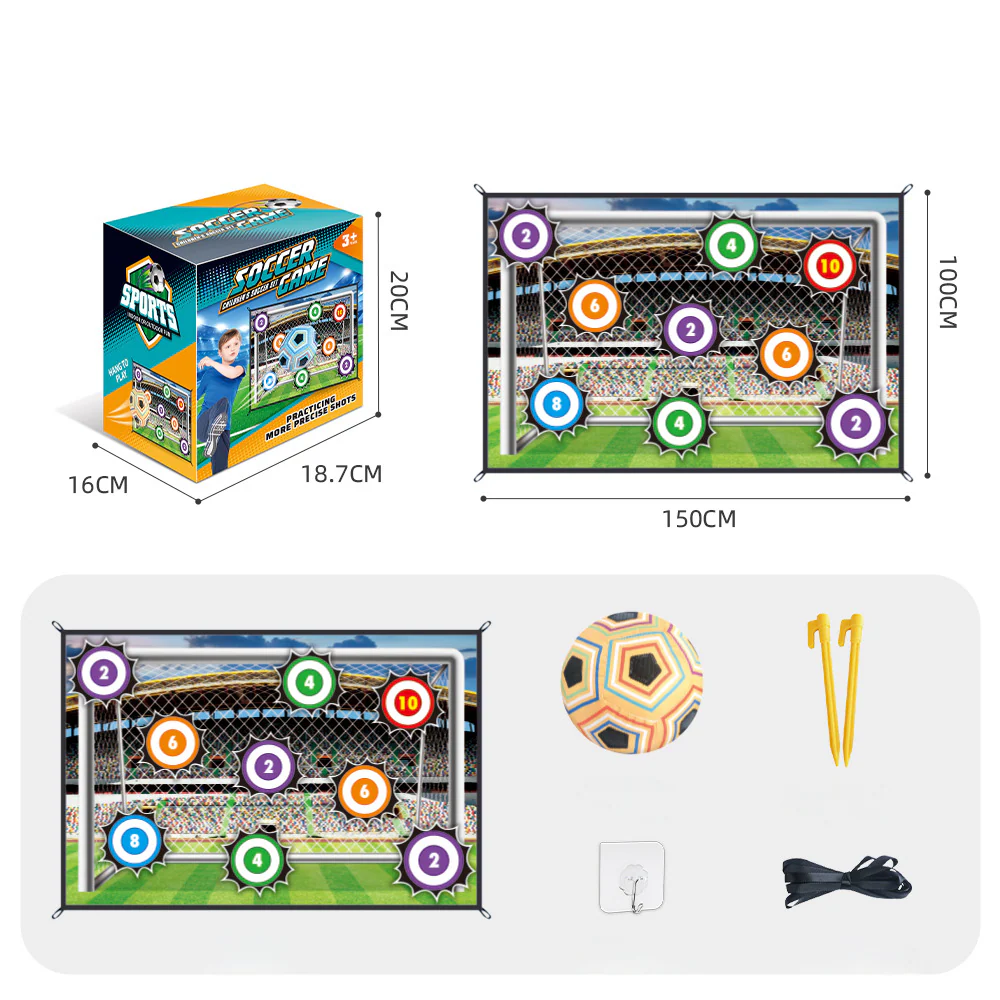 🎉Nouvelles offres spéciales - 49 % de réduction💥Ensemble de jeu de ballon de football pour enfants - Image 12