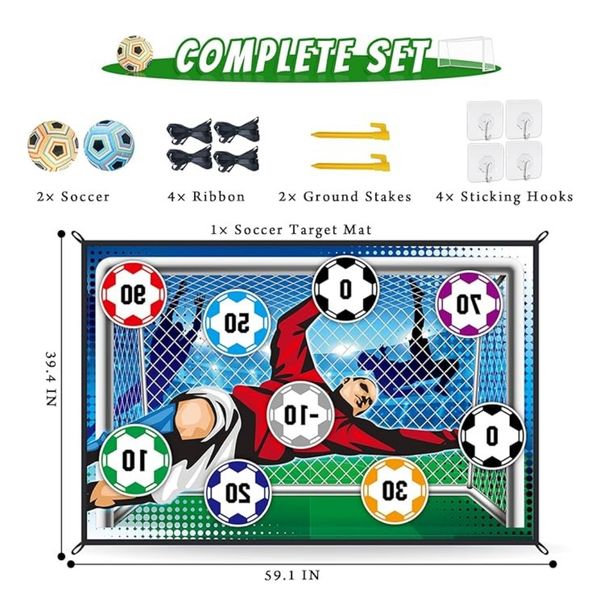 🎉Nouvelles offres spéciales - 49 % de réduction💥Ensemble de jeu de ballon de football pour enfants - Image 8