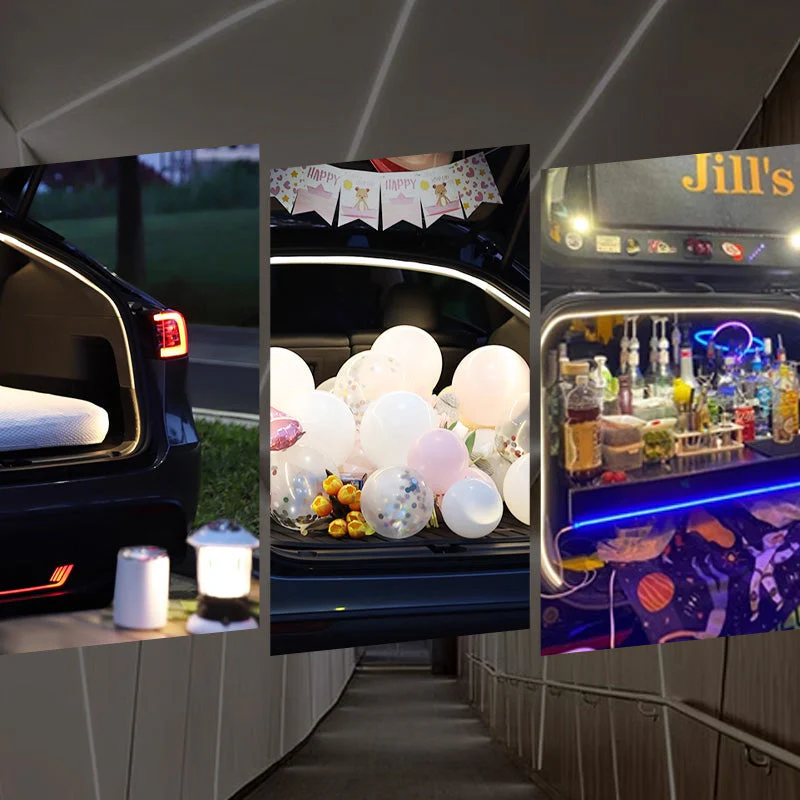 🎁🎁 Joli cadeau & 🚗 Bagage de voiture décoratif lumière bande lumineuse - Image 2