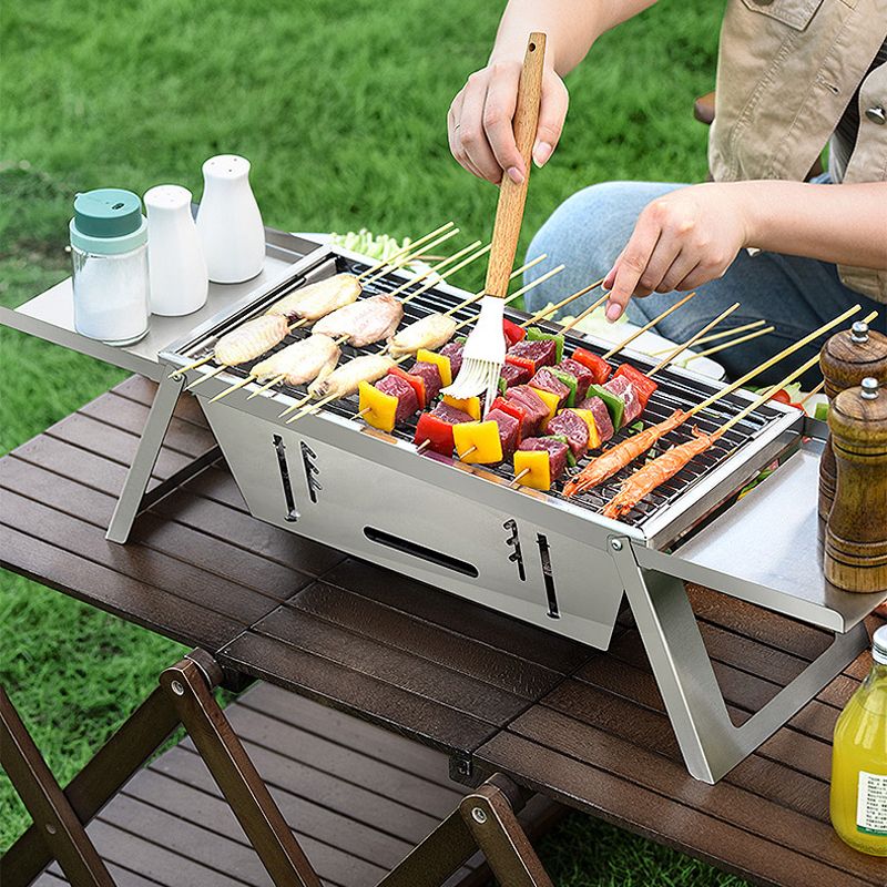 đ„đ„âł Limite de production de 66% đ Gril extĂ©rieur pliable en acier inoxydable - Image 4