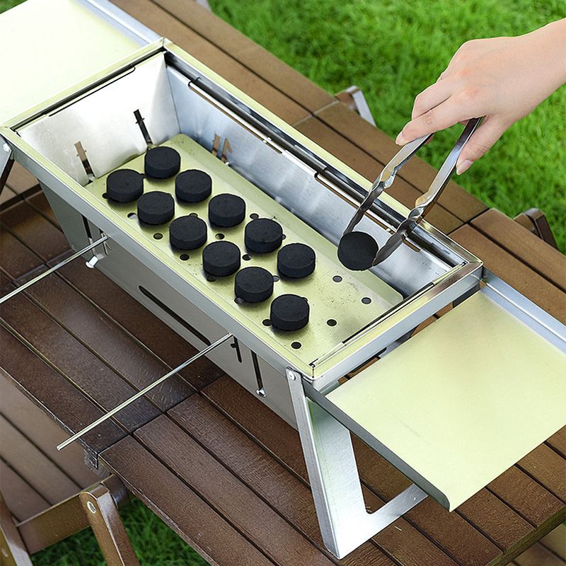 đ„đ„âł Limite de production de 66% đ Gril extĂ©rieur pliable en acier inoxydable - Image 9