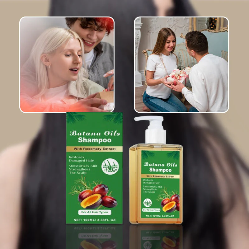 ✨Achetez-en 3 et obtenez-en 2 gratuitement🌸👧Shampooing Batana Oil à l'extrait de romarin - Image 5