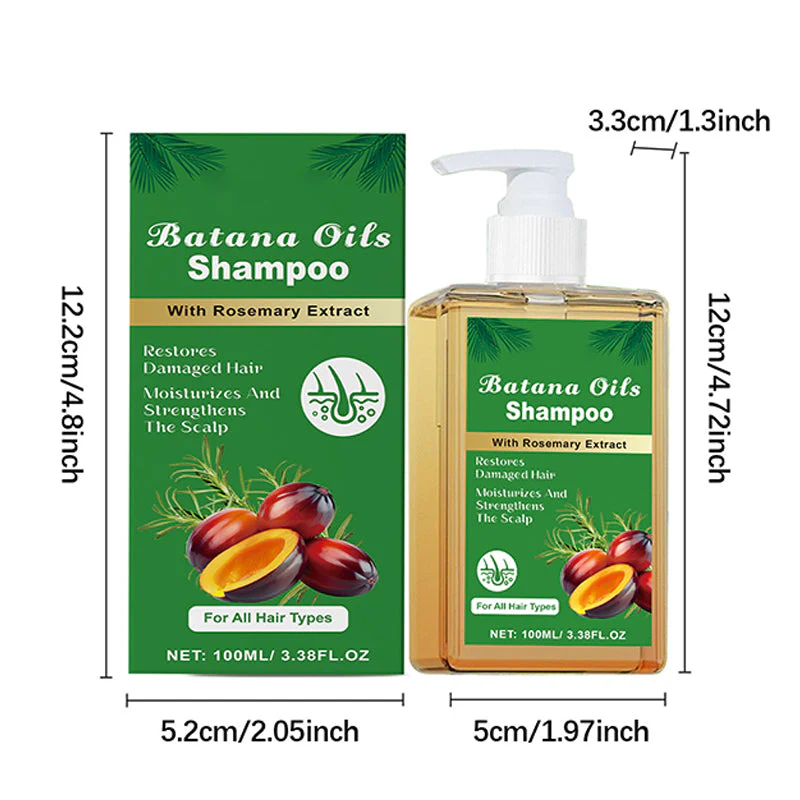 ✨Achetez-en 3 et obtenez-en 2 gratuitement🌸👧Shampooing Batana Oil à l'extrait de romarin - Image 8