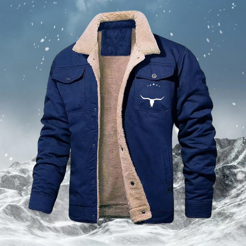 📢📢60 % de réduction !!!✨[Le meilleur cadeau pour lui] Veste chaude rétro pour homme - Image 2