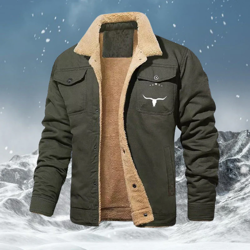 📢📢60 % de réduction !!!✨[Le meilleur cadeau pour lui] Veste chaude rétro pour homme - Image 3