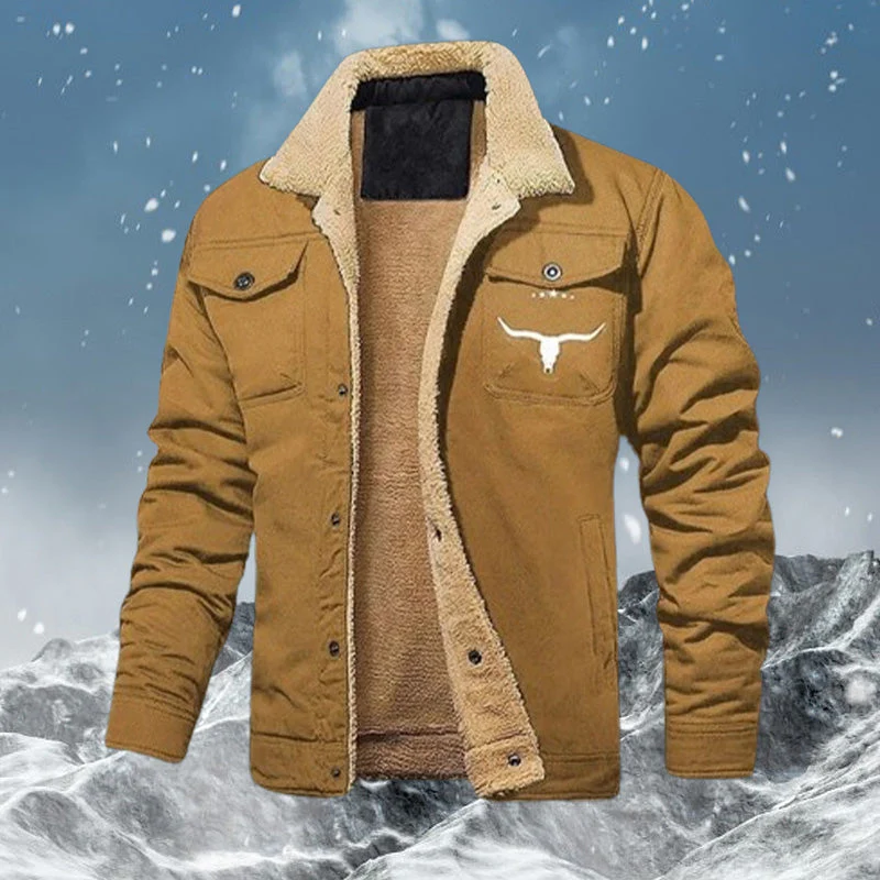 📢📢60 % de réduction !!!✨[Le meilleur cadeau pour lui] Veste chaude rétro pour homme - Image 4