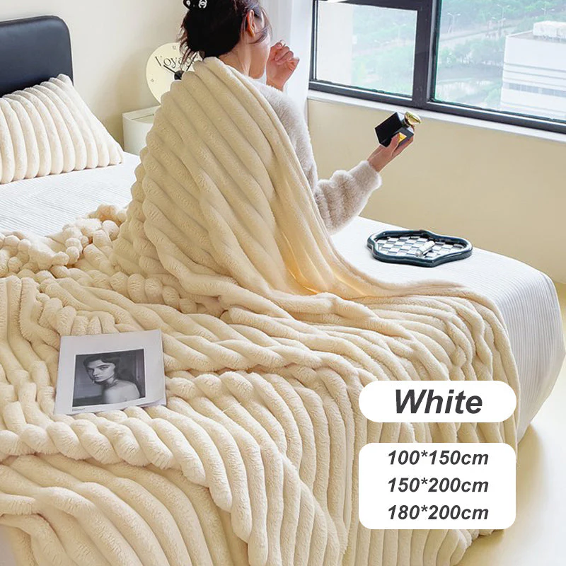 🛏️❄️ Jeté Super Doux Luxueux - Chaleur Légère et Confort Ultime pour Canapé ou Lit, Lavable en Machine 🏠📦 - Image 8