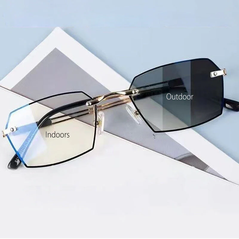 🏆60% de réduction pour une durée limitée✨👓Lunettes de lecture photochromiques 2-en-1 bloquant la lumière bleue - Image 2