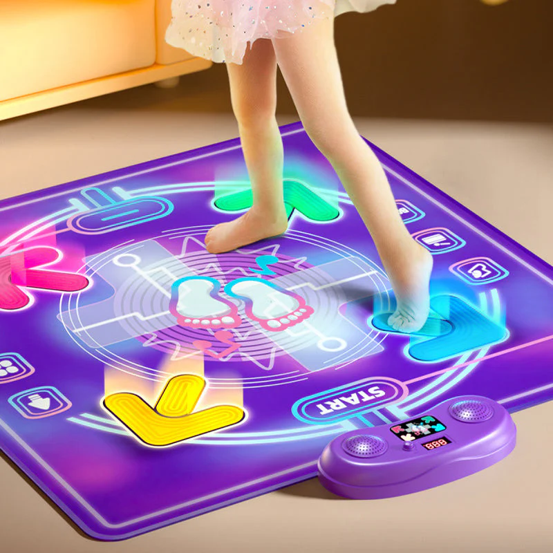 📢📢60% DE RÉDUCTION!!!🎁Tapis de danse interactif Bluetooth avec musique et lumières