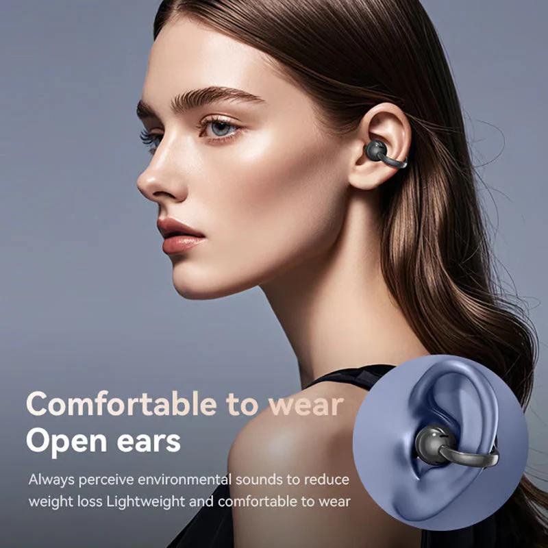 🎧🔥 Vente chaude 2025 🔥 Écouteurs clip Bluetooth - musique gratuite sans fil avec style et commodité - Image 4