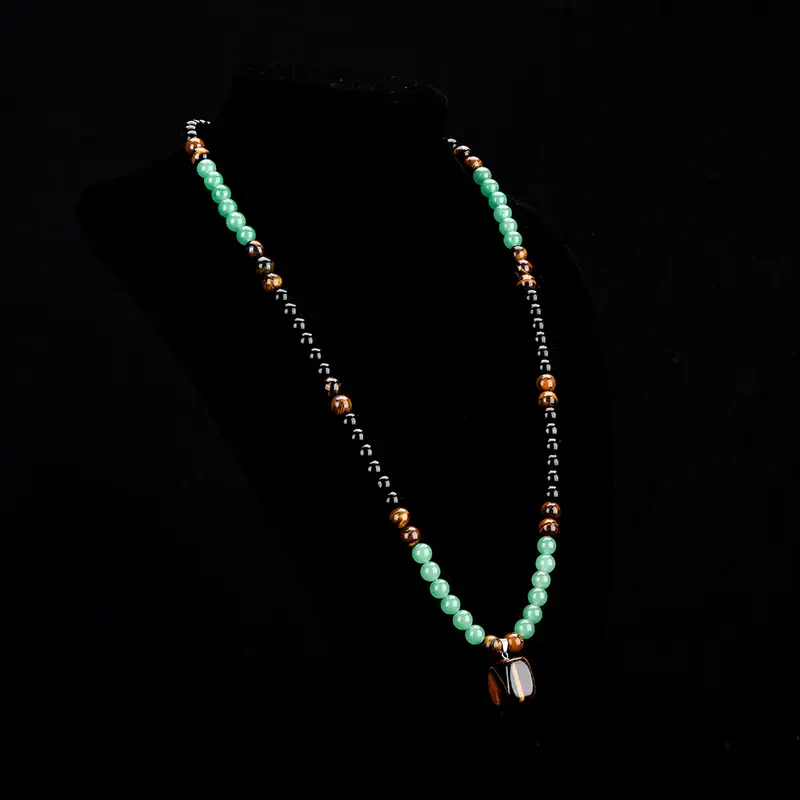 📢📢60 %  DE RÉDUCTION !! ⏰Collier bohème en perles de pierre naturelle - Image 2