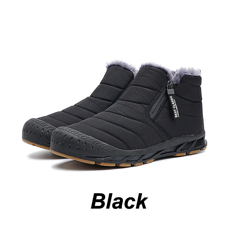 Bottes de neige rembourrées, chaudes et imperméables pour l'extérieur - Image 10