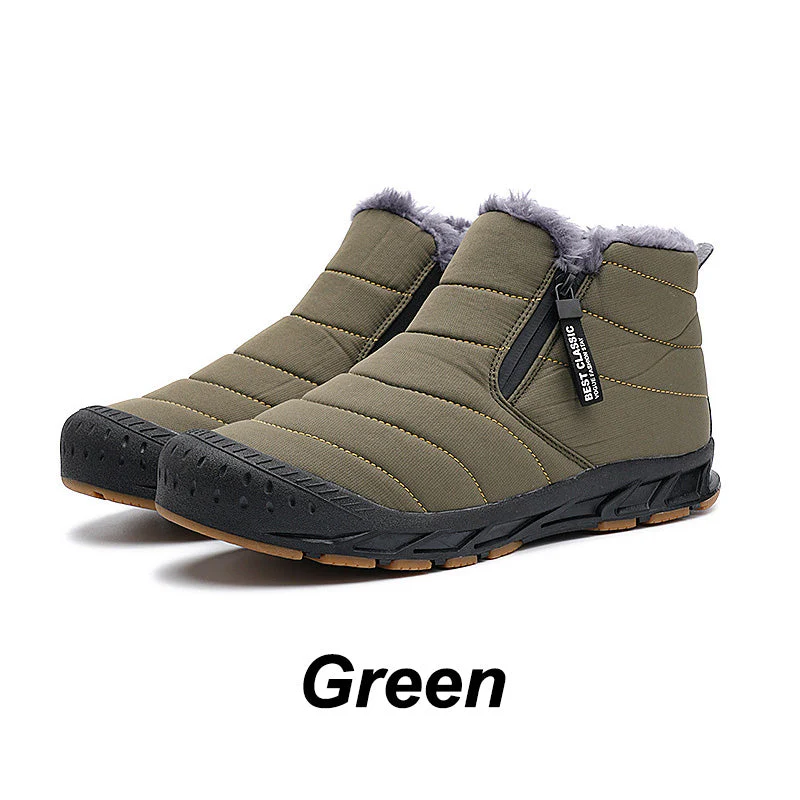 Bottes de neige rembourrées, chaudes et imperméables pour l'extérieur - Image 13