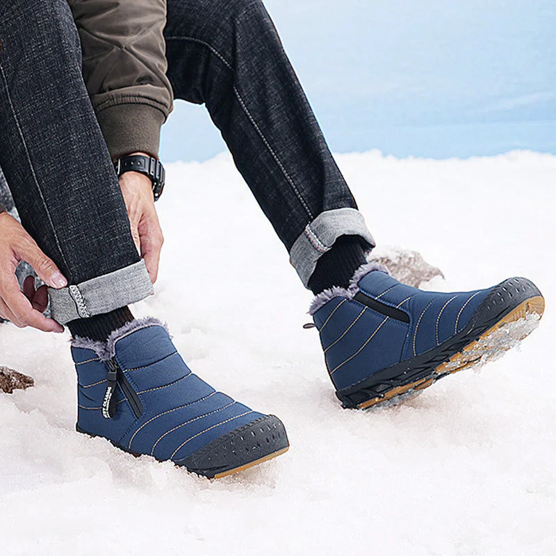 Bottes de neige rembourrées, chaudes et imperméables pour l'extérieur - Image 3