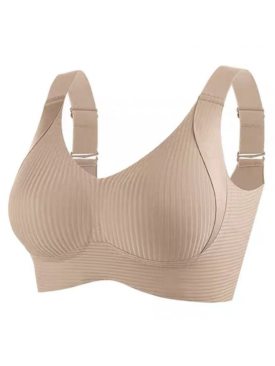 📢📢50 % de réduction !! ⏰Soutien-gorge push-up côtelé pour femmes, réglable et sans fil - Image 16
