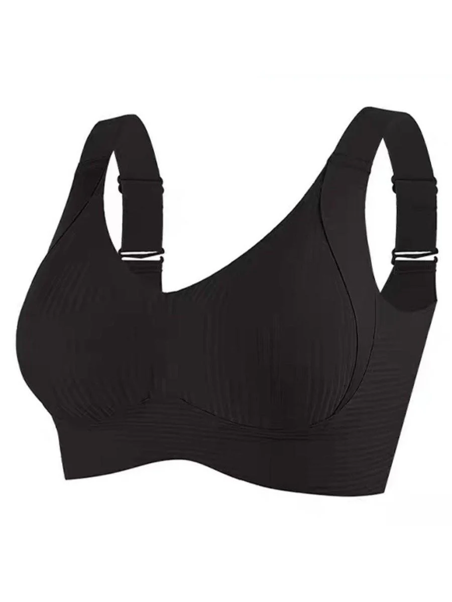 📢📢50 % de réduction !! ⏰Soutien-gorge push-up côtelé pour femmes, réglable et sans fil - Image 19