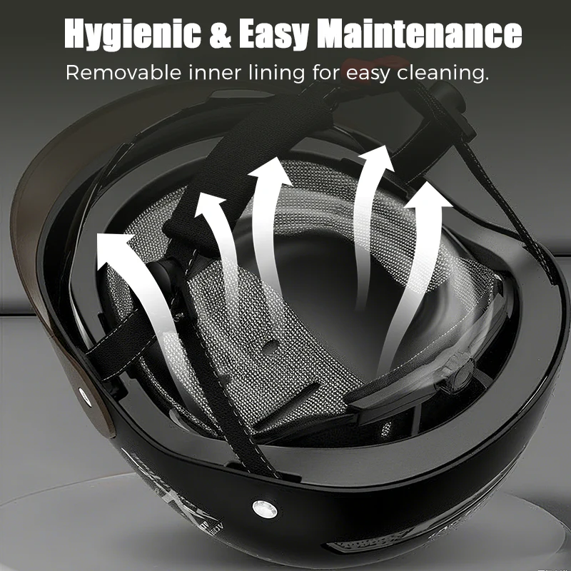 🛡️Casque de moto léger, respirant et résistant aux chocs📢📢3 dernières heures : Grande vente⏰⏰ - Image 16