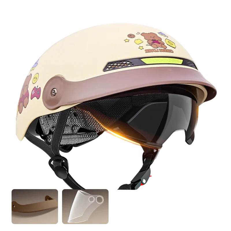 🛡️Casque de moto léger, respirant et résistant aux chocs📢📢3 dernières heures : Grande vente⏰⏰ - Image 8